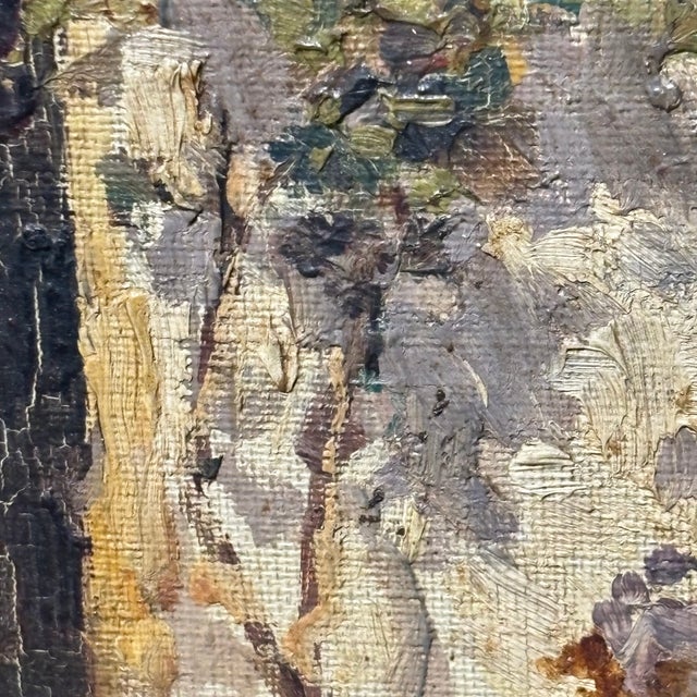 Popular Court Scene, Early 1900s, Oil Painting on Canvas For Sale - Image 9 of 15