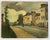 Wood 1950s Impressionist Oil Painting by Manes Lichtenberg in the Gessoed Baroque Style Frame - For Sale - Image 7 of 12