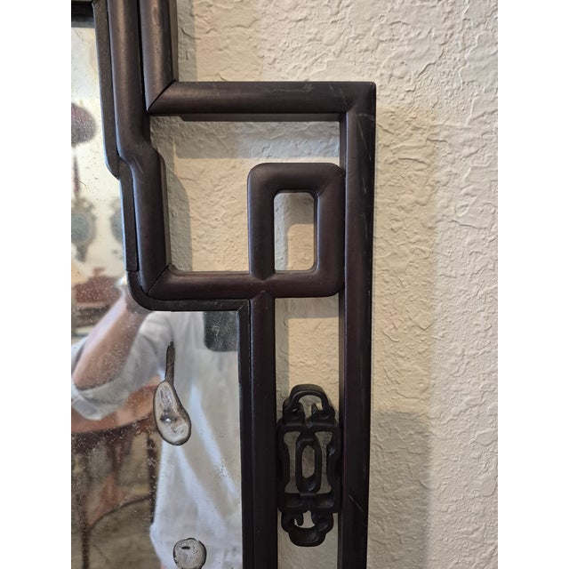 Chinese Antique Chinese Wall Mirror For Sale - Image 3 of 7
