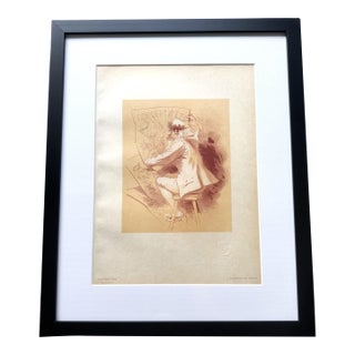 Jules Chéret “Concert D’Été,” 1896 — Special Plate Lithograph on Japan Paper, Framed For Sale
