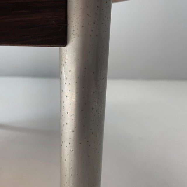 Mid-Century Modern Italian Coffee Table in Wood and Metal, 1960s For Sale - Image 9 of 14