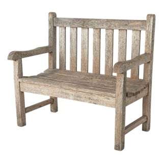 Children's Garden Bench or Seat of Teak From England For Sale