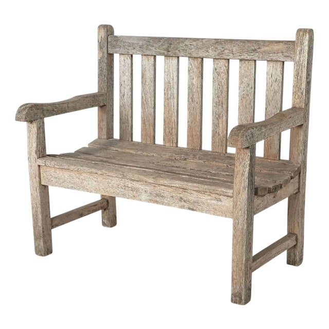 Children's Garden Bench or Seat of Teak From England For Sale