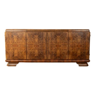 Art Deco Sideboard in Solid Wood For Sale