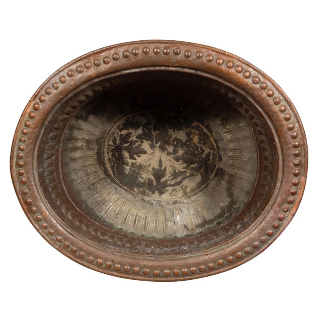 Mid 19th Century Large Dutch Copper Jardiniere For Sale - Image 5 of 12