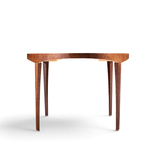 Baker Furniture Company Barbara Barry for Baker Style Mahogany Expanding Dining Table With 1 Leaf For Sale - Image 4 of 10
