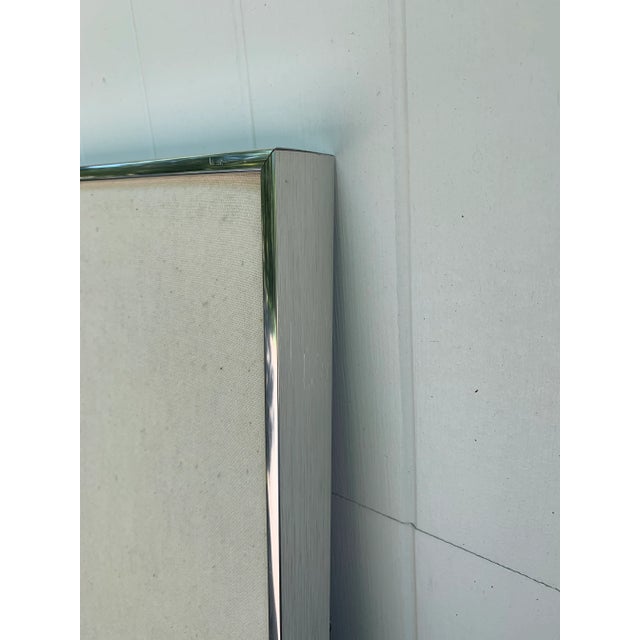 Hand Painted Flamingo Triptych on Fabric For Sale In New York - Image 6 of 13