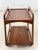 Brown Mid-Century Danish Teak Serving Trolley from Sika Møbler, 1960s For Sale - Image 8 of 11