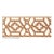 Sample - Schumacher Zanzibar Trellis Tape in Camel For Sale