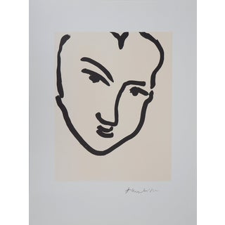 Henri Matisse, Nadia au visage penché, Lithograph For Sale