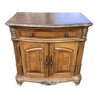 Small Cabinet With Carved Goldleaf Accents For Sale