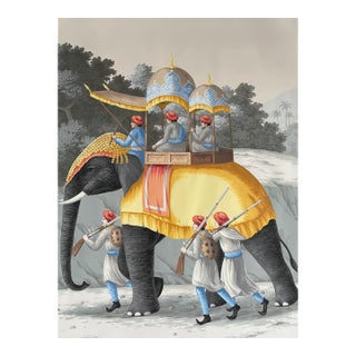 Unframed Artworks Panel India Panoramic Murals Hand Painted Wallpaper For Sale