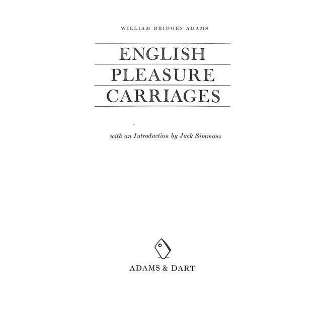 ADAMS, W. Bridges [315] pp. Adams & Dart 1971 8 3/4" x 5 7/8"