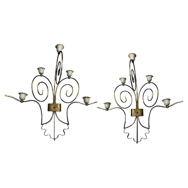 Sconces, 1950s, Set of 2 For Sale