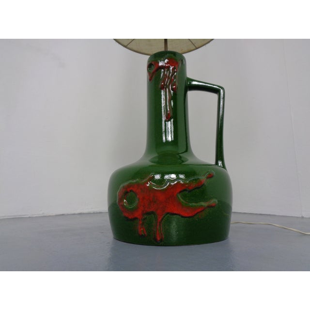 Large 440-50 Pop Art Ceramic Floor Lamp from Scheurich, 1970s For Sale - Image 4 of 18