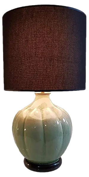 Italian Celadon Green Table Lamp, 1960s