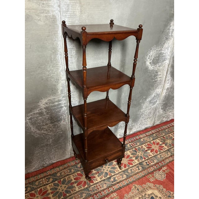 Early 19th Century Georgian Mahogany Whatnot, 1820s For Sale - Image 5 of 7