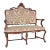 Antique Continental Louis XV Style Walnut Settee For Sale