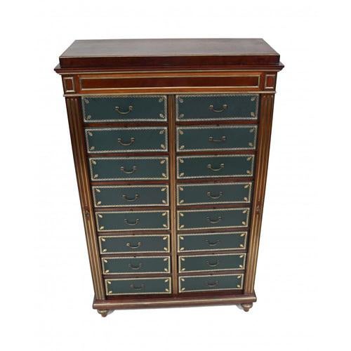 Charles X Cartonnier Chest of Drawers in Mahogany, 1815 For Sale - Image 4 of 13