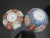 Ceramic Japanese Old Imari Ornate Red Porcelain Tea Soup Bowl Cup With Lid Set of 3 For Sale - Image 7 of 9