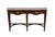 Traditional Broyhill Furniture 100th Anniversary Collection Flame Mahogany Duncan Phyfe Style 62" Console / Sofa Table For Sale - Image 3 of 12
