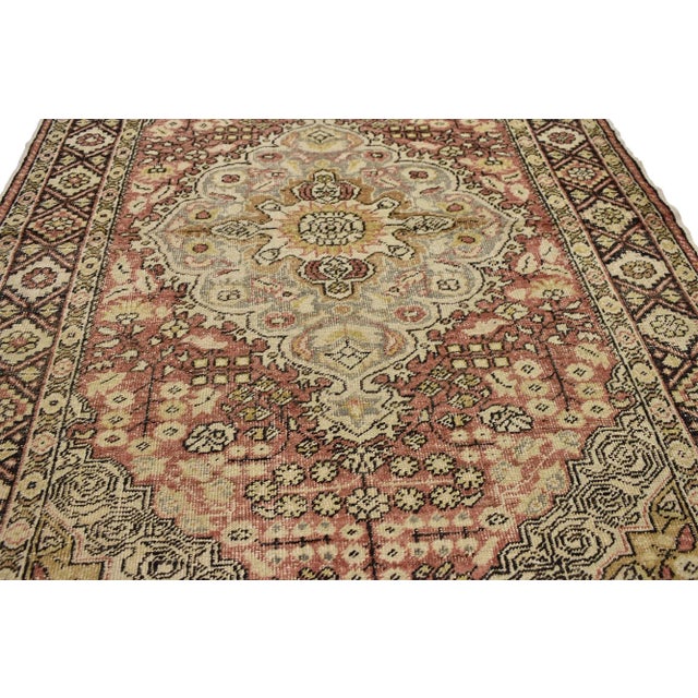 Vintage Turkish Sivas Rug With Rustic Cottage Style - 4'05 X 06'04 For Sale - Image 4 of 7