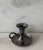 Pair of Vintage Pewter Chamberstick Candle Holders For Sale - Image 4 of 9