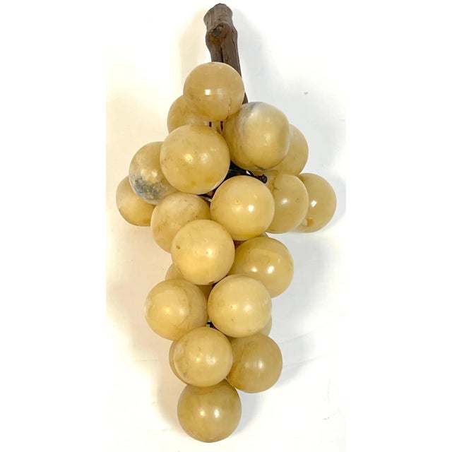 Italian Mid Century Marble Sculpture of Grapes For Sale In West Palm - Image 6 of 7
