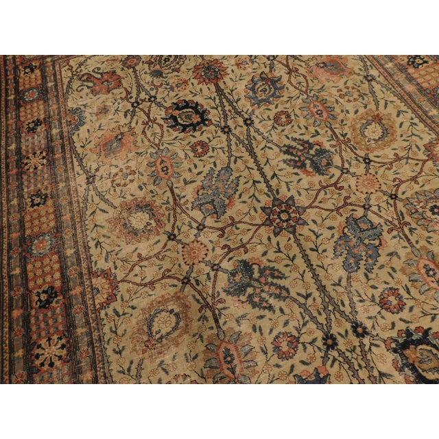 Antique Persian Tabriz Rug. 6'10"x 10' For Sale - Image 9 of 18