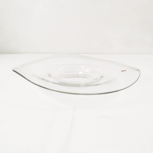 Mid-Century Modern Large Glass Fruit Platter by Erwin Eisch, Germany, 1960s For Sale - Image 3 of 11