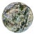 Italian Murano Internal Bubble Spherical Paper Weight, Clear Glass For Sale
