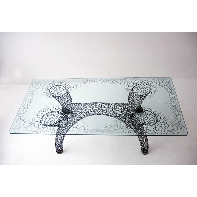 Metal Vintage Miura Table by Anacleto Spazzapan, 2000s For Sale - Image 7 of 11