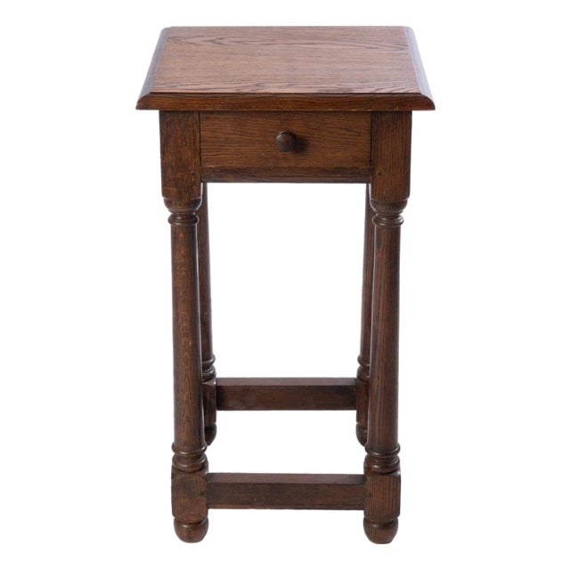 1920s Wallace Nutting Oak Stand For Sale