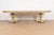 French Karges Style Italian Regency or Neoclassical Walnut and Parcel Gilt Double Pedestal Extension Dining Table, Circa 1940s For Sale - Image 3 of 13