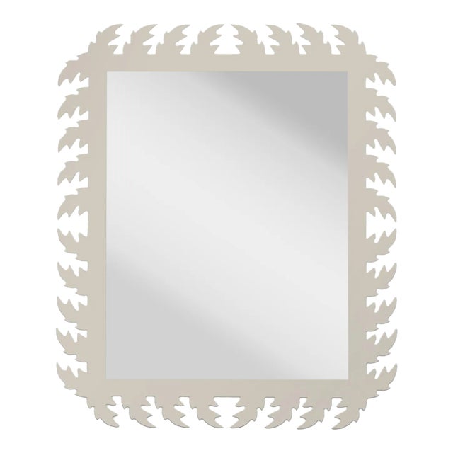 Fleur Home Audubon Rectangle Mirror in Useful Gray, 33x43 For Sale