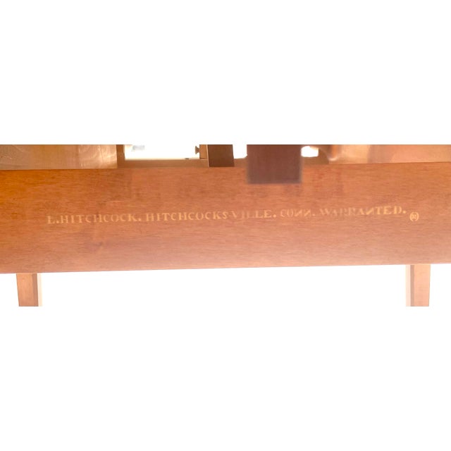 Brown L. Hitchcock Cloverleaf Dining Table For Sale - Image 8 of 12