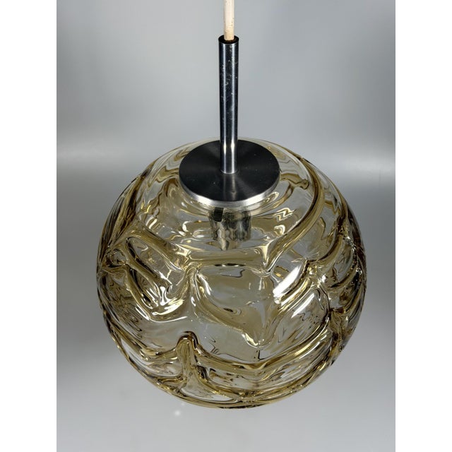 Globe Pendant Lamp by Doria Leuchten, Germany, 1960s For Sale - Image 4 of 15
