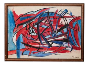 Giorgio Lo Fermo - Abstract Expression - Original Oil and Oil Pastel - 2019