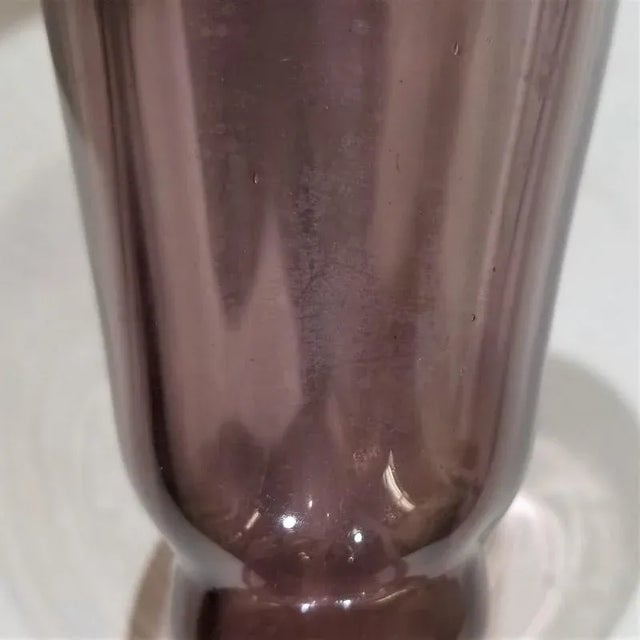 1920s Murano Glass Costolato Vase For Sale In Miami - Image 6 of 9
