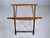 19th Century English Tiger Oak Butler's Tray Table For Sale - Image 12 of 15