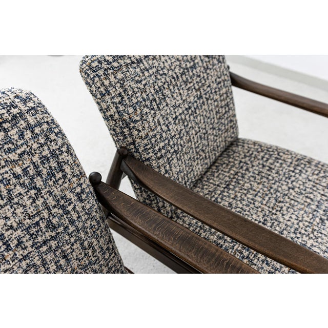 Mid-Century Modern Lounge Chair by Edmund Homa for GFM, Poland, 1960s For Sale - Image 13 of 14