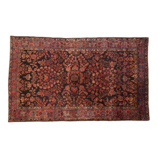 Antique Mohajeran Sarouk Rug - 4'1" x 6'8" For Sale