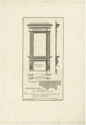 De Rossi, Palazzo Chigi, 1710, Paper