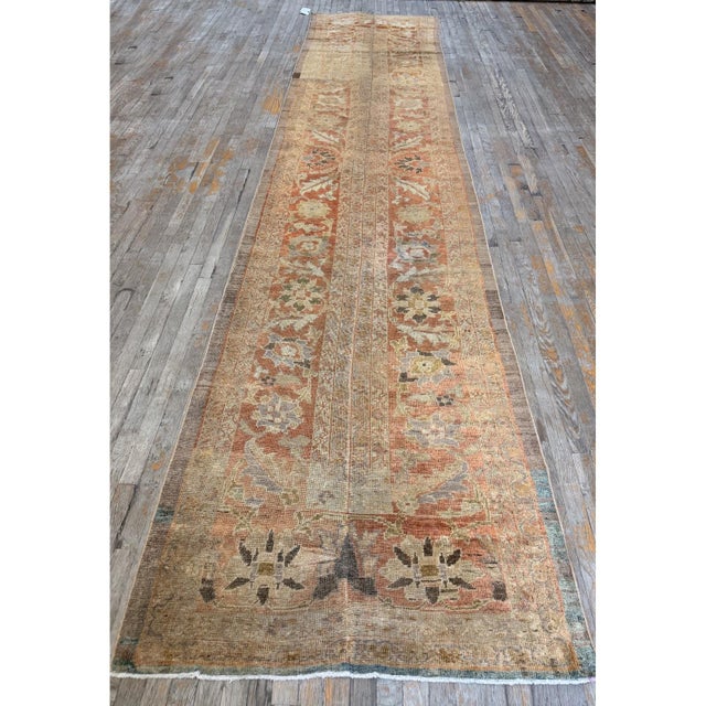 "This is a breathtaking and highly authentic room-sized antique Indian Amritsar rug, . Hand-knotted circa 1900, this true...
