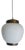 Scandinavian Art Deco Opaline Glass Pendant Lamp, 1930s For Sale