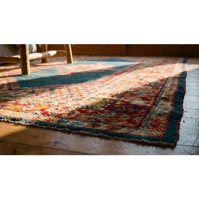 Late 19th Century Turkish Angora Oushak Carpet ( 5' 2'' x 9' 4'' - 157 x 284 ) For Sale - Image 13 of 14