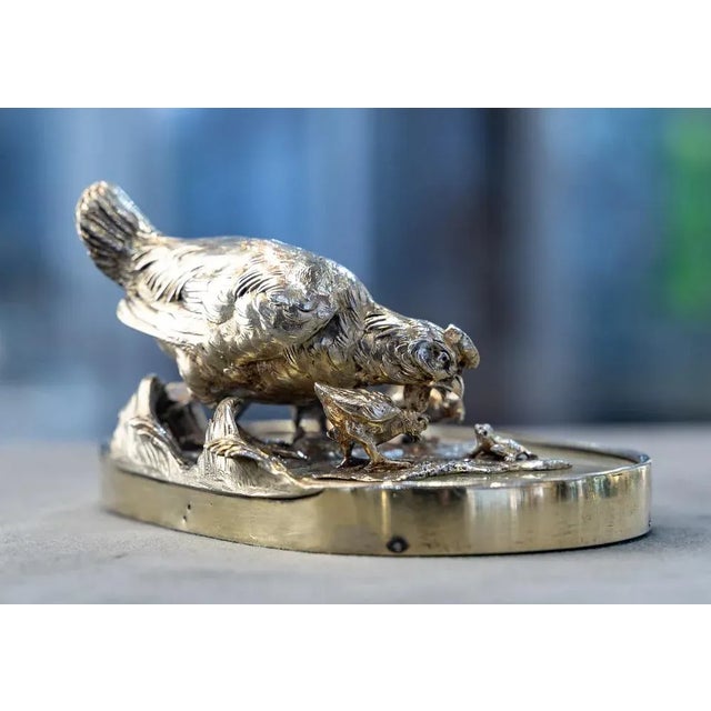 Edmond Lhote, Sculpture Group, 1910, Sterling Silver For Sale - Image 6 of 8