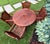 1990s Exceptional Vintage Hand-Carved Estate-Quality 5-Piece Solid Teak Patio Dining Set For Sale - Image 10 of 13