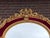 1970s 1970 French Louis XVI Gold Velvet Wood Wall Mirror For Sale - Image 5 of 13