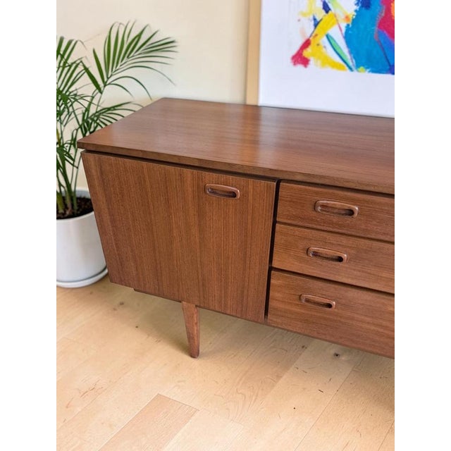 Brown Mid-Century Modern Teak Sideboard from Nathan Furniture, 1960s For Sale - Image 8 of 18